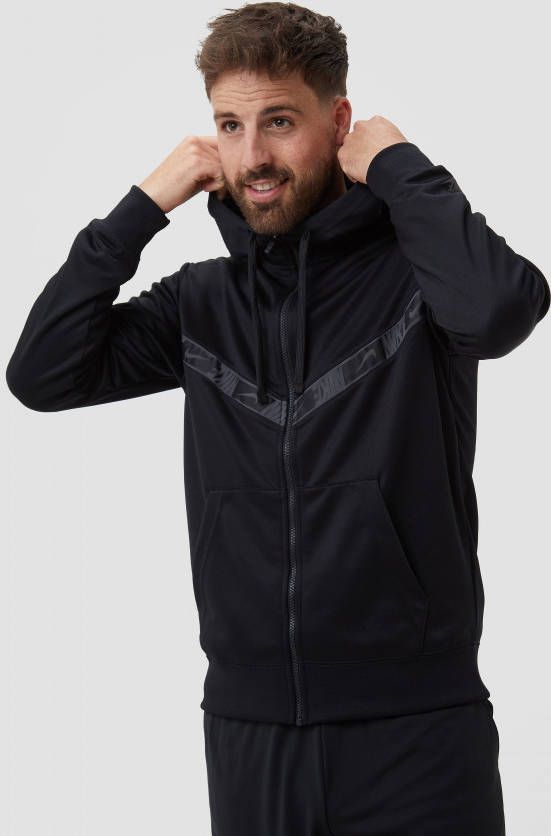 Nike Sportswear Hoodie met rits voor heren Black/Black/Iron Grey Heren