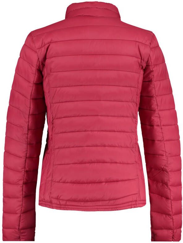 America Today Dames Gewatteerde Tussenjas Rerecycled Polyester Rood