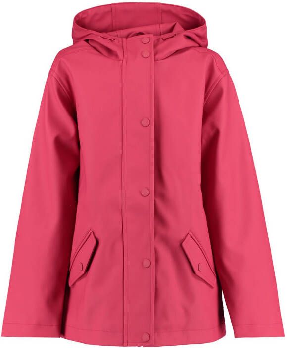 America Today Junior regenjas Janice van gerecycled polyester donkerroze