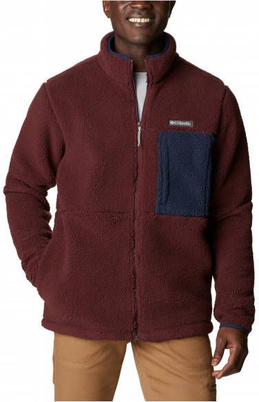 Columbia Mountainside Heavyweight Fleece Fleecevest, rood