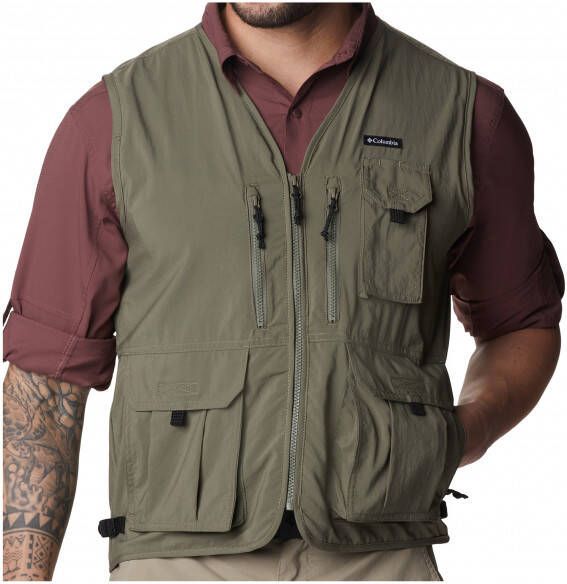 Columbia Silver Ridge Utility Vest Softshellbodywarmer, olijfgroen