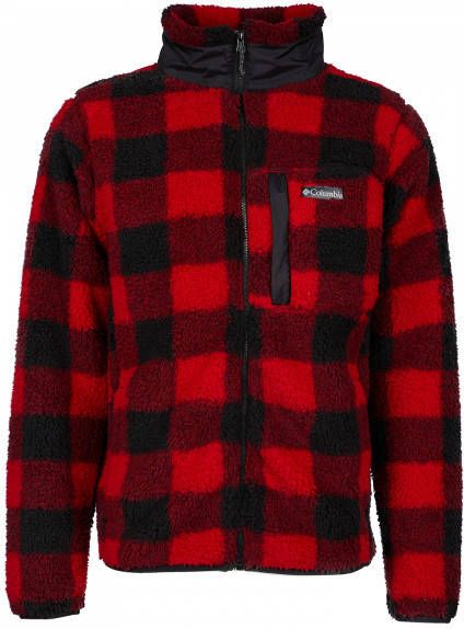 Columbia Winter Pass Print Fleece Full Zip Fleecevest, rood