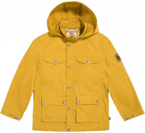 Fjällräven Kids Greenland Jacket Hardshelljas geel
