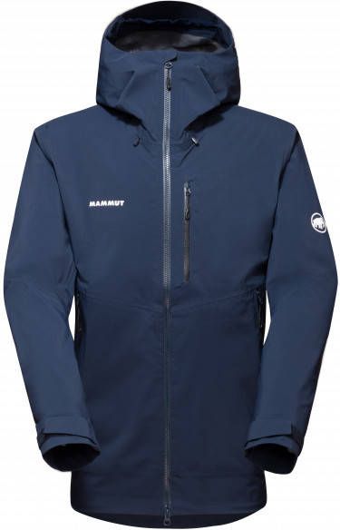 mammut Alto Guide Hardshell Hooded Jacket Regenjas, blauw