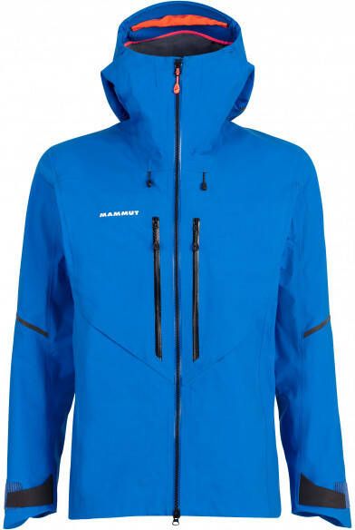 mammut Nordwand Advanced Hardshell Hooded Jacket Regenjas, blauw