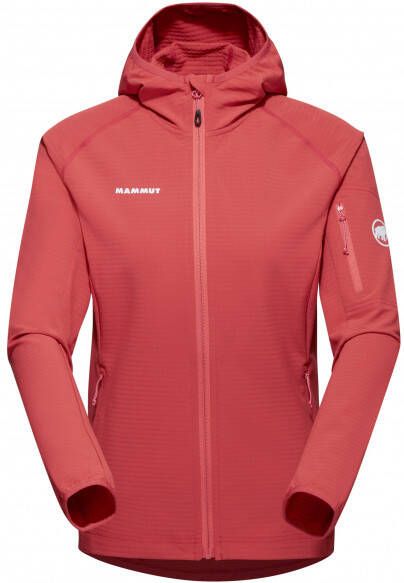 mammut Women's Madris Light ML Hooded Jacket Softshelljack, rood