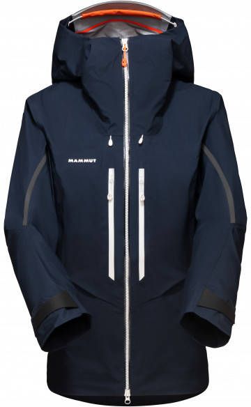 mammut Women's Nordwand Advanced HS Hooded Jacket Regenjas, blauw