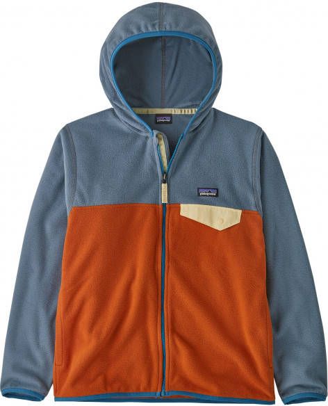 Patagonia Boys Micro D Snap T Jacket Fleecevest, rood