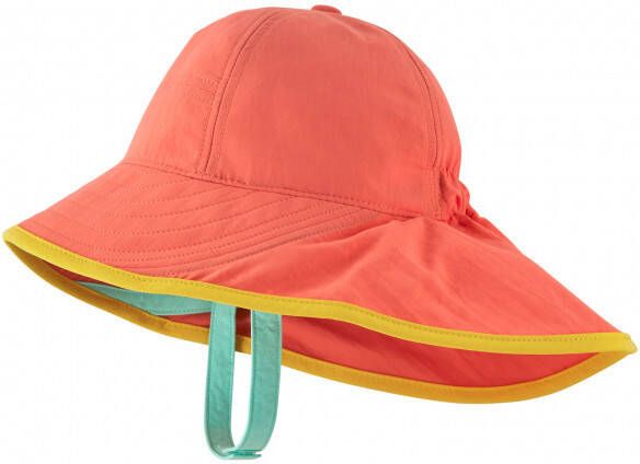 Patagonia Kid's Block The Sun Hat Hoed Months, rood