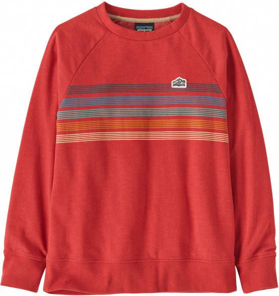 Patagonia Kid's Lightweight Crew Sweatshirt Trui, rood