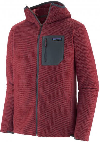 Patagonia R1 Air Full Zip Hoody Fleecevest, rood
