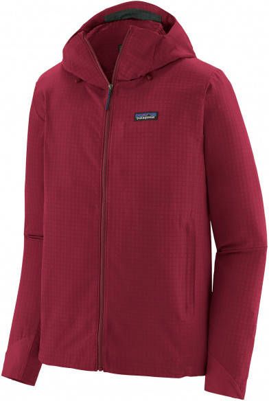 Patagonia R1 TechFace Hoody Softshelljack, rood