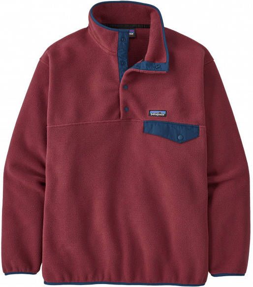 Patagonia Synch Snap T Pullover Fleecetrui, rood