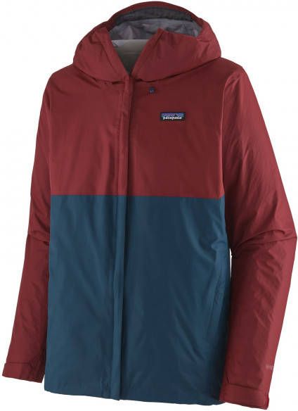 Patagonia Torrentshell 3L Jacket Regenjas, rood/blauw