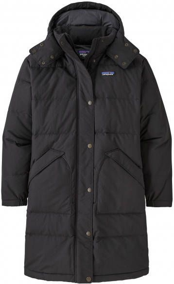 Patagonia Women's Downdrift Parka Lange jas, zwart
