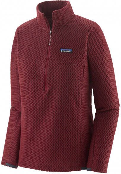 Patagonia Women's R1 Air Zip Neck Fleecetrui, rood