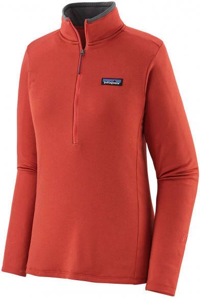 Patagonia Women's R1 Daily Zip Neck Fleecetrui, rood