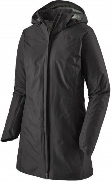 Patagonia Women's Torrentshell 3L City Coat Lange jas, zwart/grijs