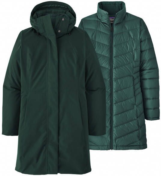 Patagonia Women's Tres 3 in 1 Parka Lange jas, blauw
