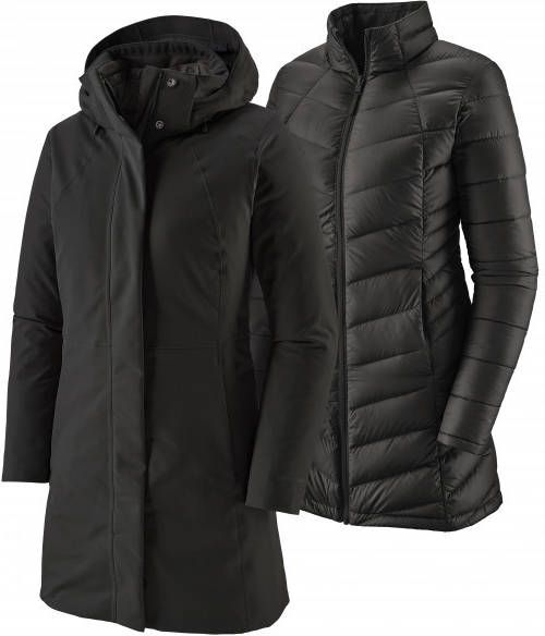Patagonia Women's Tres 3 in 1 Parka Lange jas, zwart
