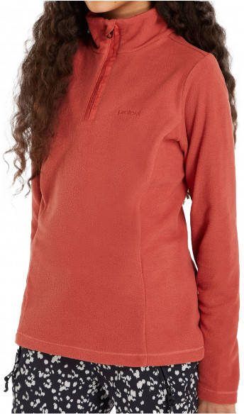 Protest Girl's Mutey JR 1/4 Zip Top Fleecetrui rood