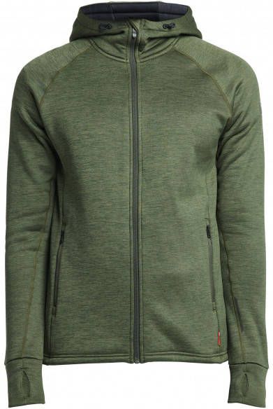 Tenson TXlite Hoodie Fleecevest, olijfgroen