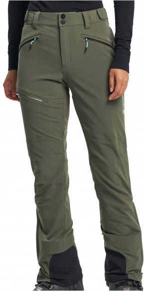 Tenson Women's Tour Softshell Pant Softshellbroek, olijfgroen