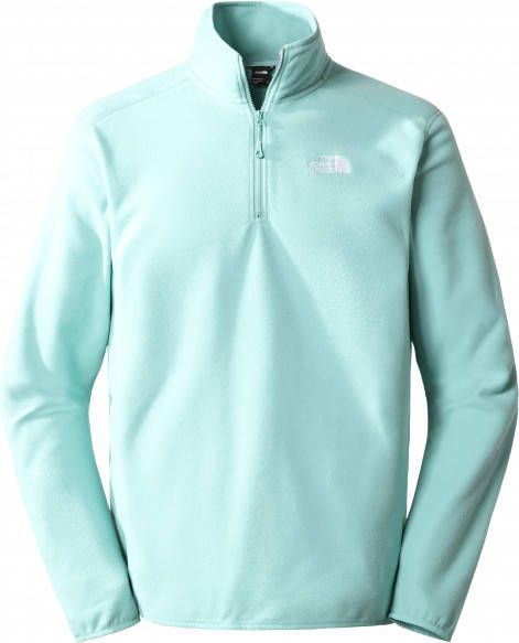 The North Face 100 Glacier 1/4 Zip Fleecetrui, blauw/turkoois