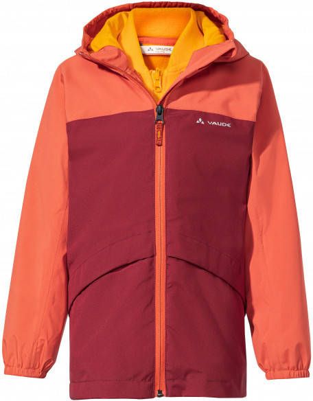 Vaude Kid's Escape 3in1 Jacket 3 in 1 jas/116, rood
