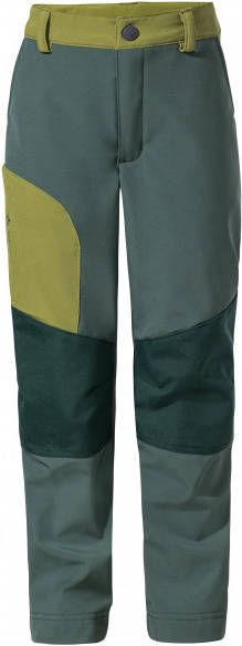 Vaude Kid's Rondane Pants Softshellbroek/128, blauw