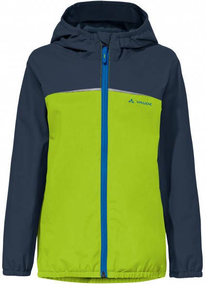 Vaude Kid's Turaco Jacket II Regenjas/116, blauw/groen