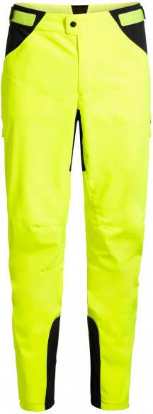 Vaude Qimsa Softshell Pants II Fietsbroek, geel/groen