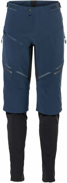 Vaude Virt Softshell Pants II Fietsbroek, blauw