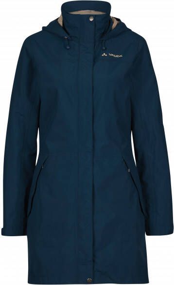 Vaude Women's Asinara Coat Regenjas blauw