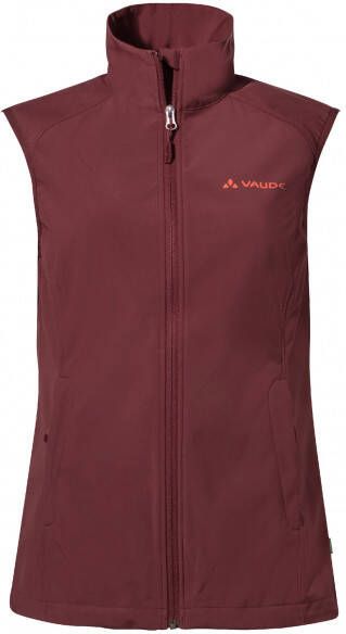 Vaude Women's Hurricane Vest III Softshellbodywarmer rood