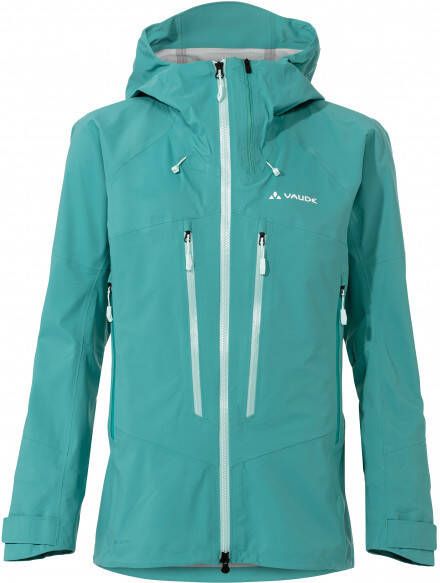 Vaude Women's Monviso 3L Jacket Regenjas turkoois