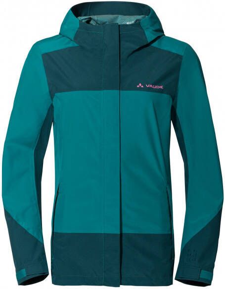 Vaude Women's Neyland 2.5L Jacket Regenjas turkoois/blauw