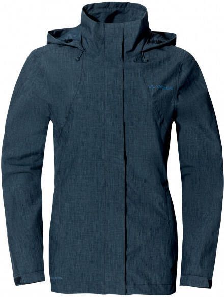 Vaude Women's Rosemoor Jacket II Regenjas blauw
