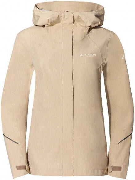 Vaude Women's Yaras Jacket V Regenjas beige