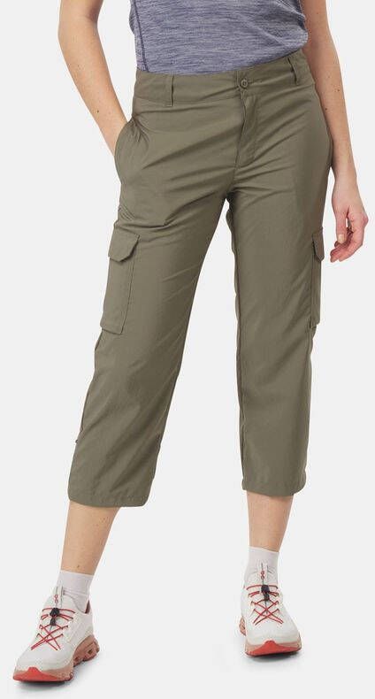 Columbia Silver Ridge Utility Capri Dames Groen