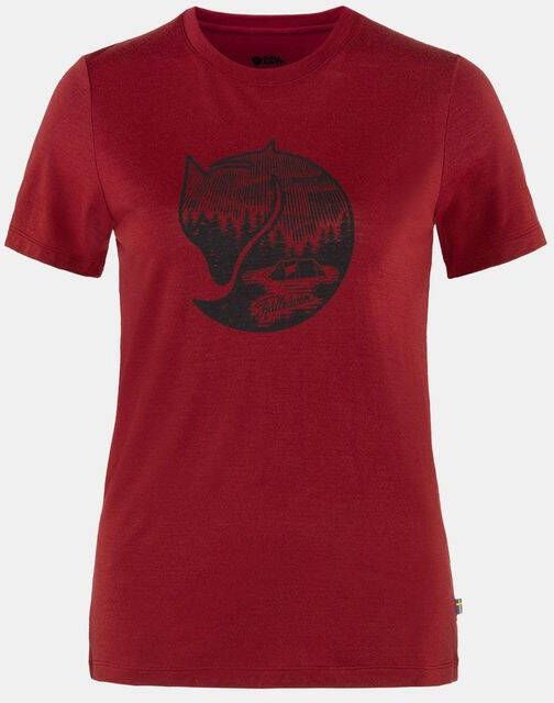 Fjä, llrä, ven Abisko Wool Fox Ss W Rood