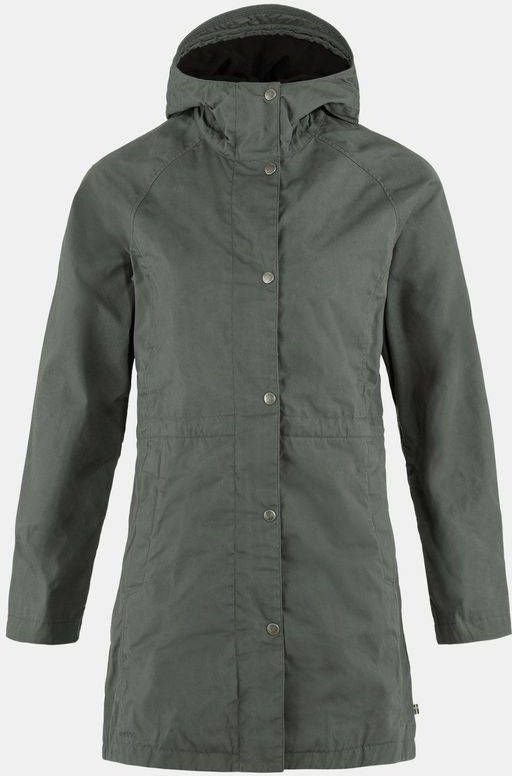 Fjä, llrä, ven Karla Hydratic Hardshell Jas Dames Grijs