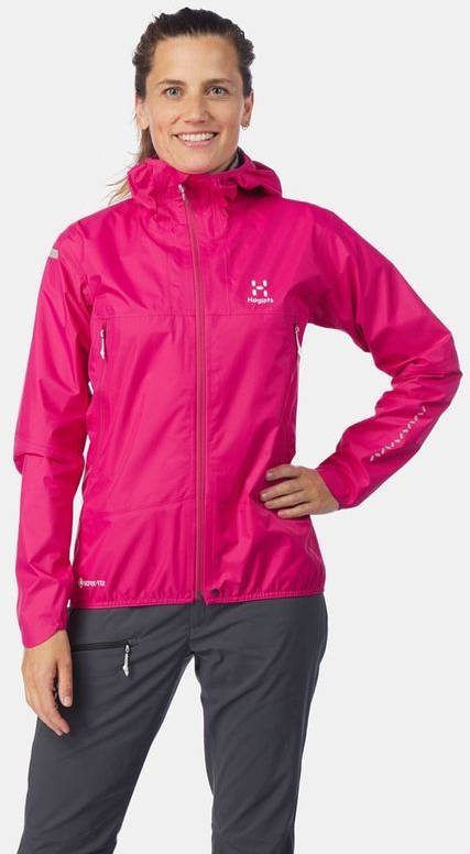 Haglö, fs L.I.M Gore Tex Paclite Plus Hardshell Jas Dames Roze