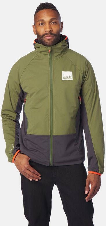 Jack Wolfskin Eagle Peak II Hoody Jas Groen