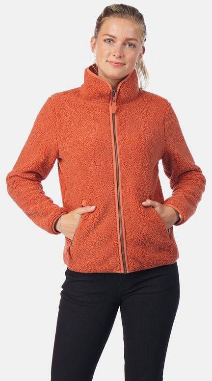 Jack Wolfskin High Cloud Fleecevest Dames Rood
