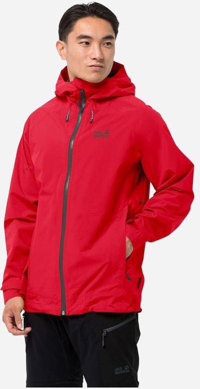 Jack Wolfskin Highest Peak Hardshell Jas Rood