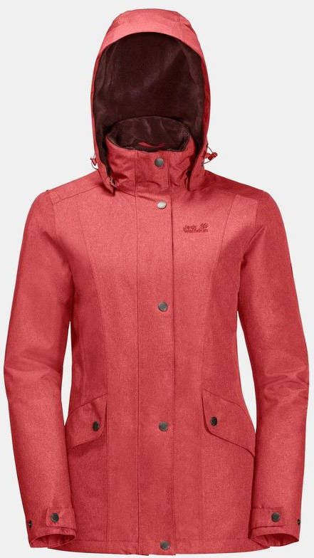 Jack Wolfskin outdoor jas Park Avenue rood