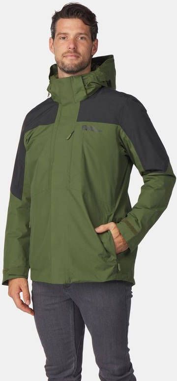 Jack Wolfskin Romberg 3 in 1 Jas Groen