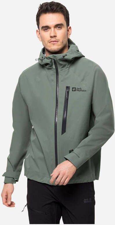 Jack Wolfskin Tapeless Hardshell Jas Groen