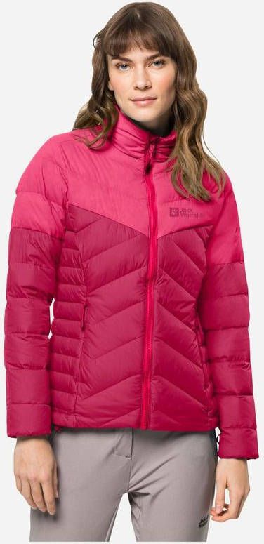 Jack Wolfskin Tundra Dames Donsjas Rood